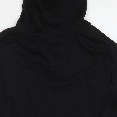 LA Gear Womens Black Cotton Pullover Sweatshirt Size 10 Pullover - Logo