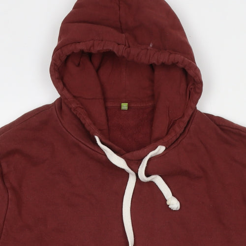 Teemill Mens Brown Cotton Pullover Sweatshirt Size S - Pockets