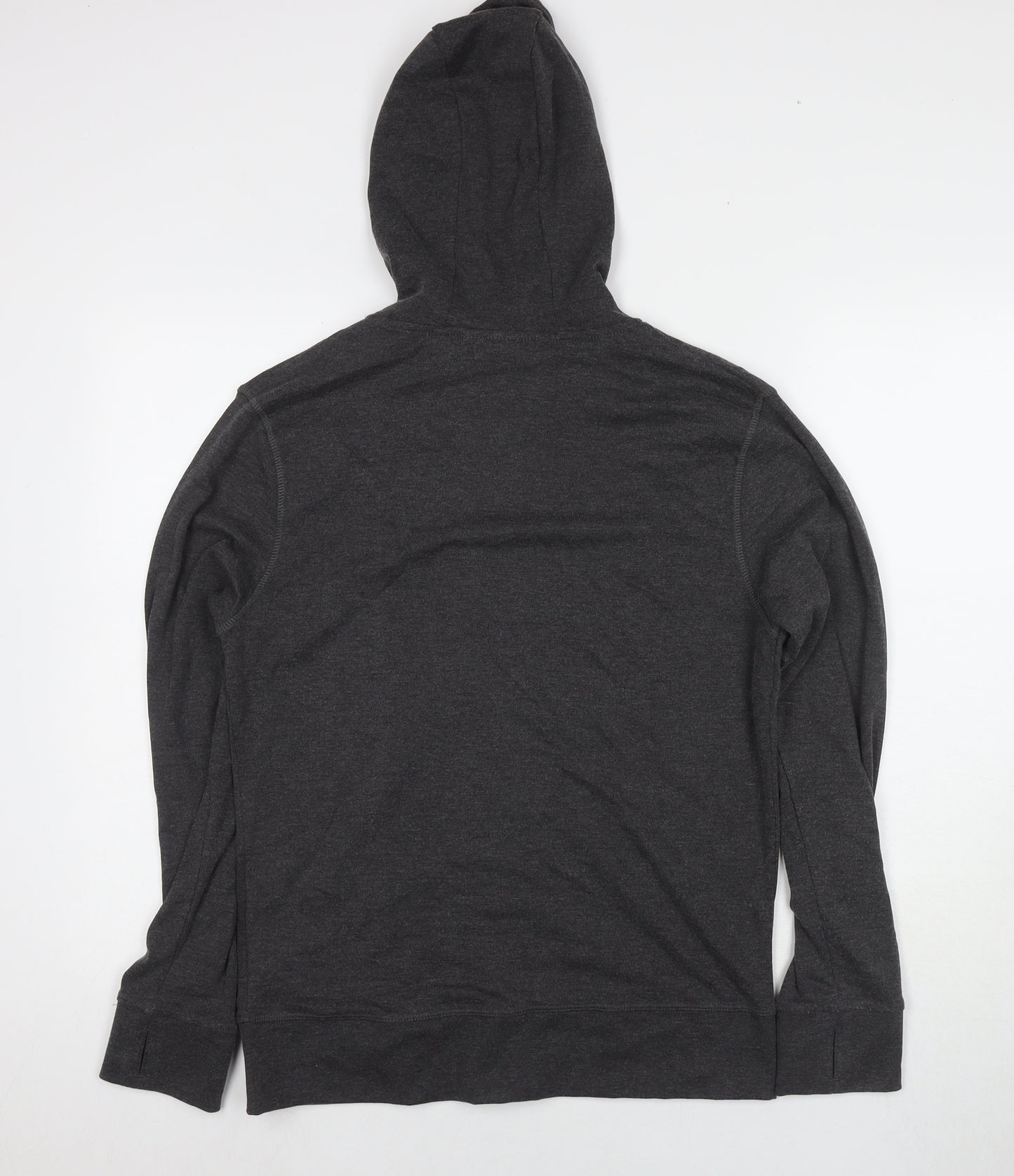 LA Gear Womens Grey Cotton Full Zip Hoodie Size 16 Pullover