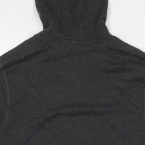 LA Gear Womens Grey Cotton Full Zip Hoodie Size 16 Pullover
