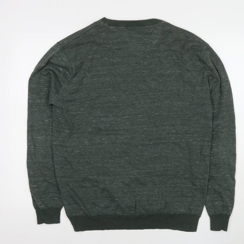NEXT Mens Green Cotton Pullover Sweatshirt Size XL
