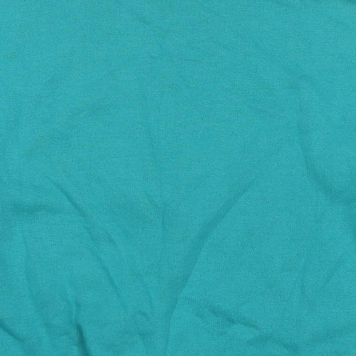 Damart Womens Blue Cotton Pullover Sweatshirt Size 12 Pullover - Size 12-14