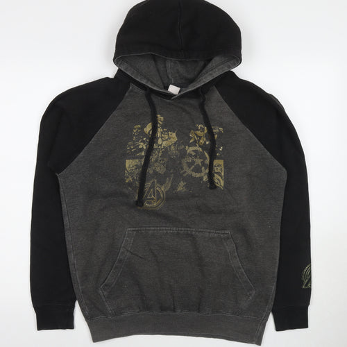 Universal Studios Monsters Mens Grey Cotton Pullover Hoodie Size M - Avengers