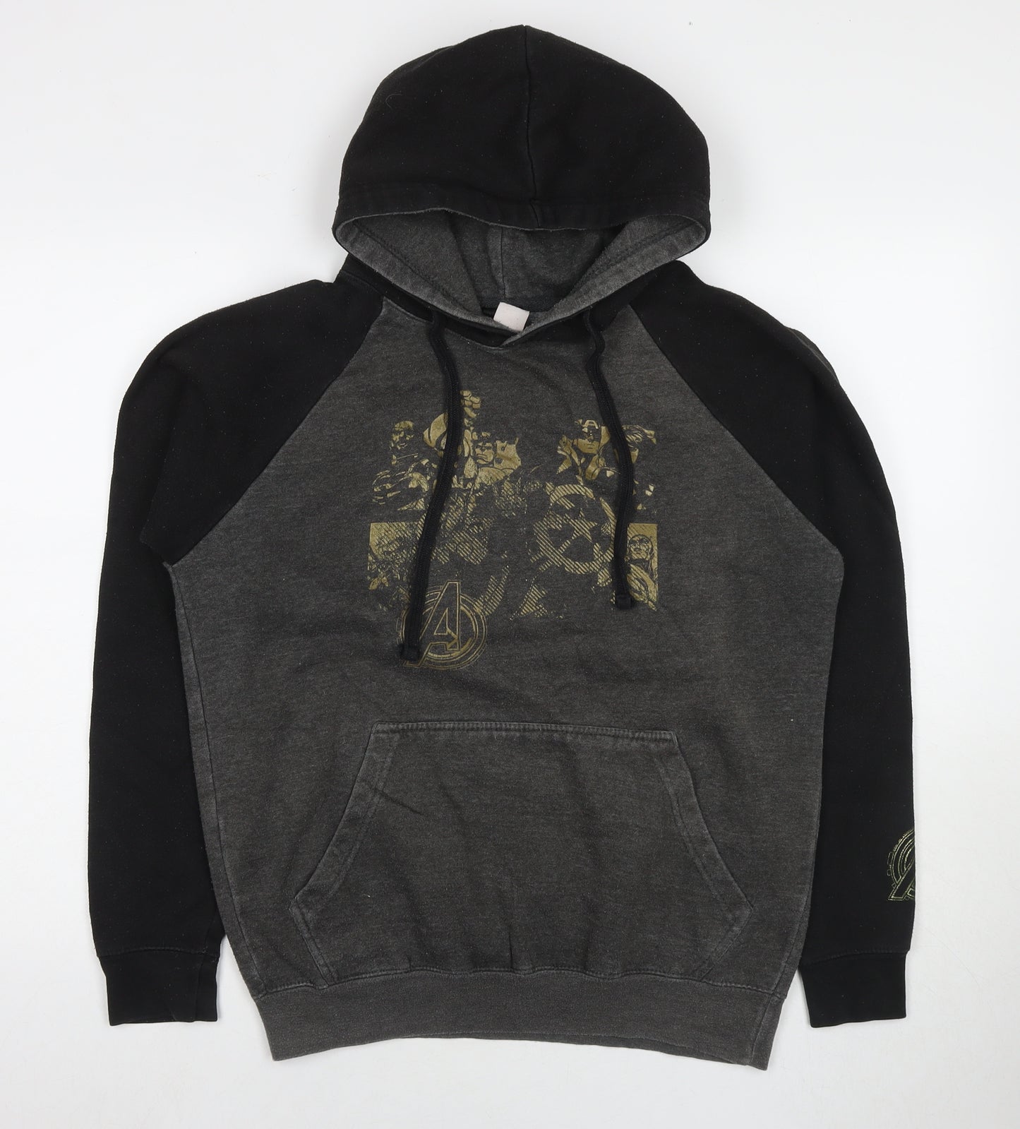 Universal Studios Monsters Mens Grey Cotton Pullover Hoodie Size M - Avengers