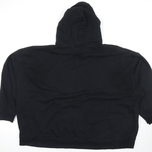 ASOS Womens Black Cotton Pullover Sweatshirt Size 22 Pullover