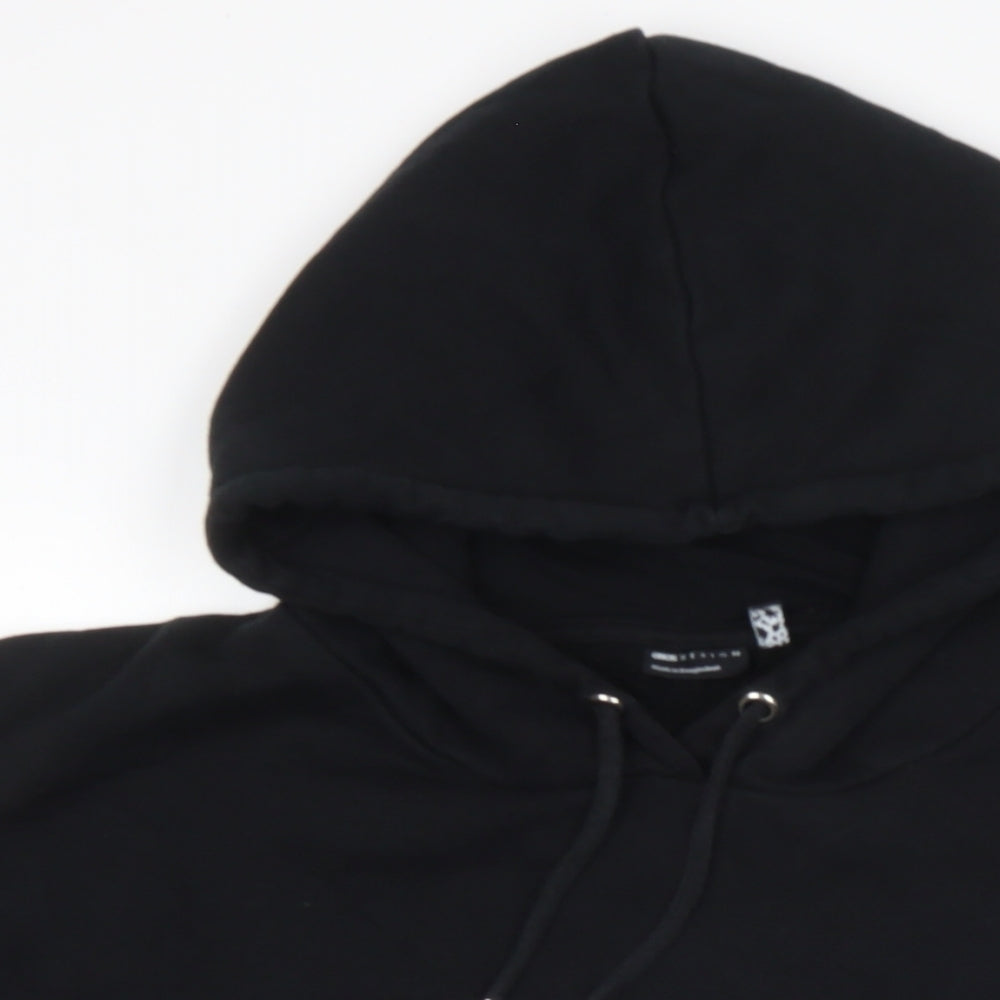 ASOS Womens Black Cotton Pullover Sweatshirt Size 22 Pullover