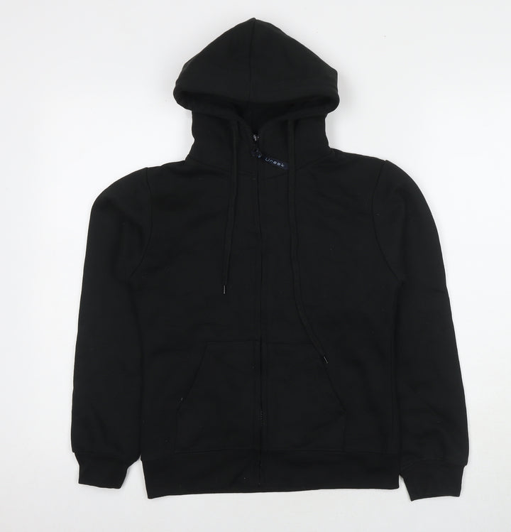 Uneek Womens Black Cotton Full Zip Hoodie Size S Zip - Discover Dancing