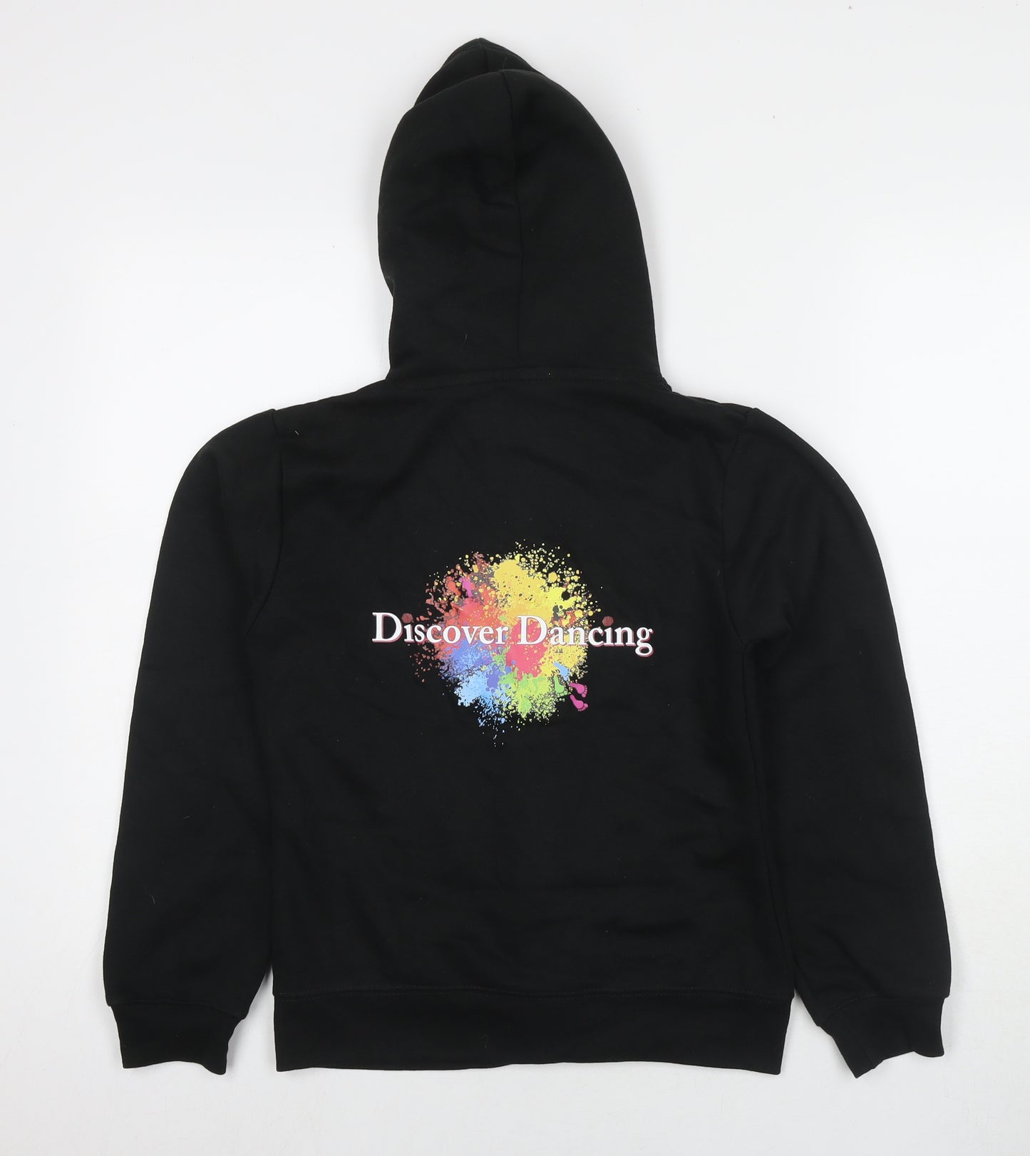 Uneek Womens Black Cotton Full Zip Hoodie Size S Zip - Discover Dancing