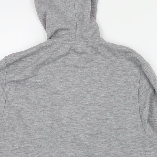 Toms Girl Womens Grey Cotton Full Zip Hoodie Size M Zip