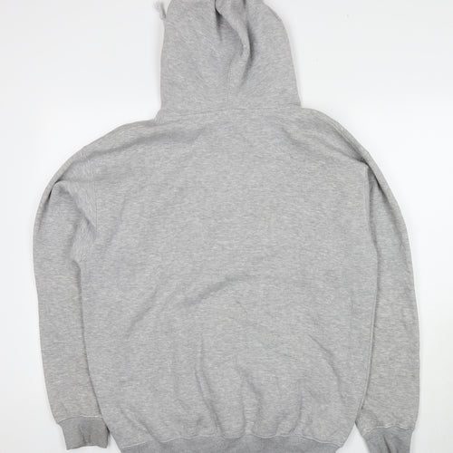 Scotland Womens Grey Polyester Pullover Hoodie Size L Pullover - Logo