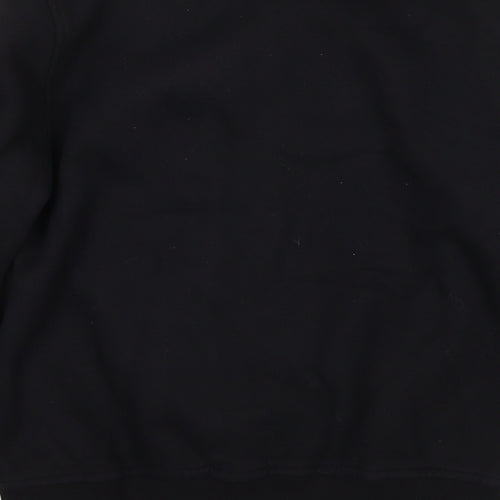Missguided Womens Black Polyester Full Zip Sweatshirt Size 6 Zip