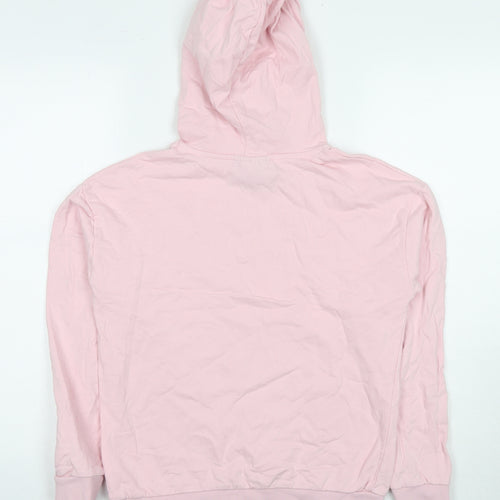Closure Womens Pink Cotton Pullover Hoodie Size 8 Pullover