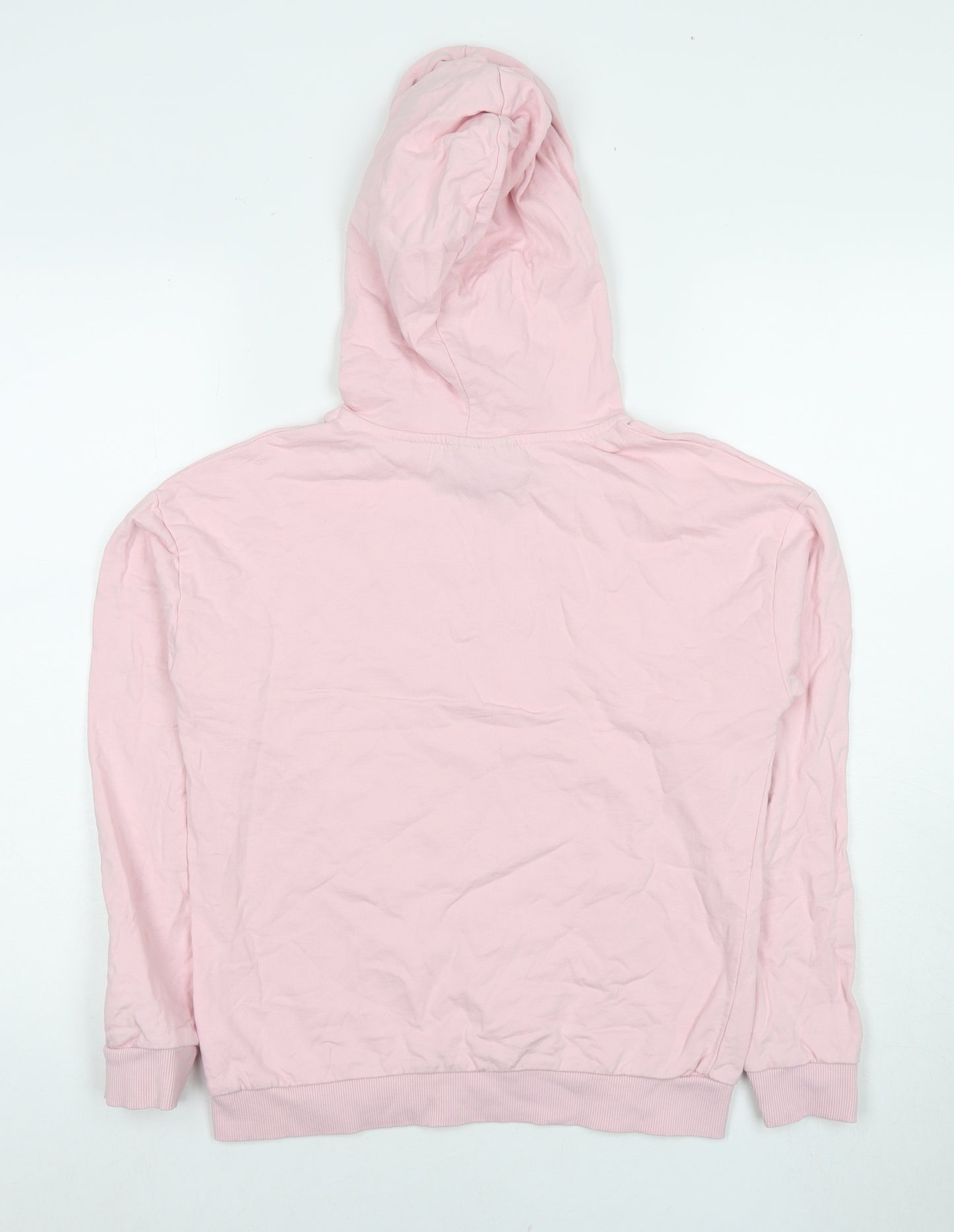 Closure Womens Pink Cotton Pullover Hoodie Size 8 Pullover