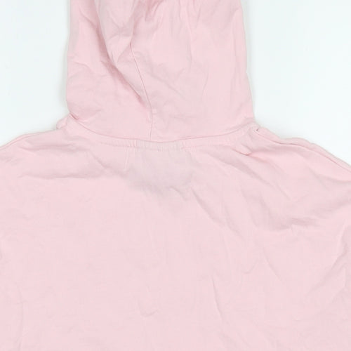 Closure Womens Pink Cotton Pullover Hoodie Size 8 Pullover
