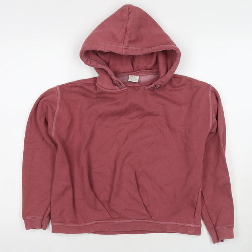 Zara Girls Pink Cotton Pullover Sweatshirt Size 11-12 Years Pullover