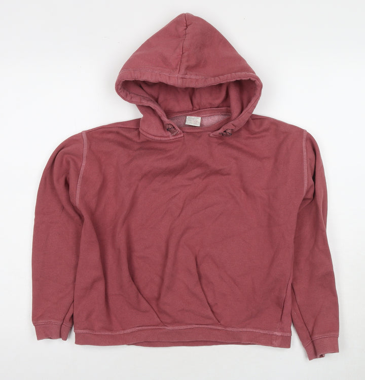 Zara Girls Pink Cotton Pullover Sweatshirt Size 11-12 Years Pullover