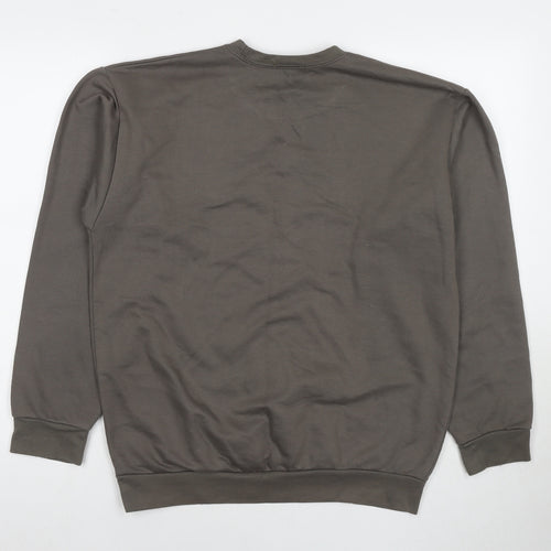 PRETTYLITTLETHING Womens Beige Cotton Pullover Sweatshirt Size S Pullover