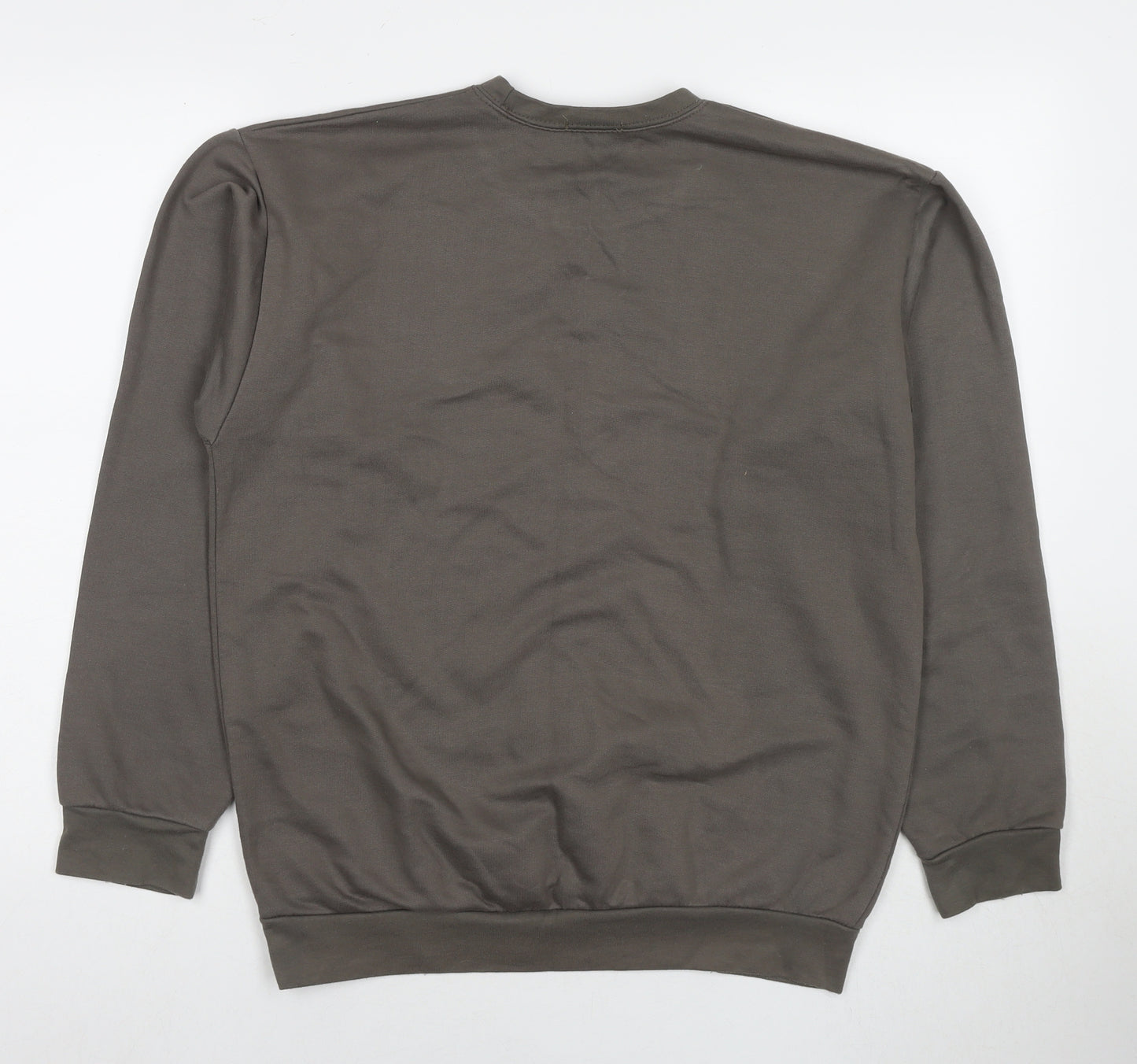 PRETTYLITTLETHING Womens Beige Cotton Pullover Sweatshirt Size S Pullover