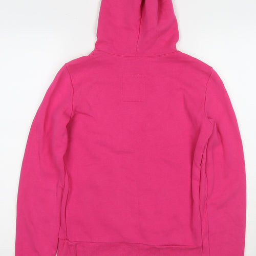 Aerosoles Womens Pink Cotton Pullover Hoodie Size S Pullover - Logo 1987