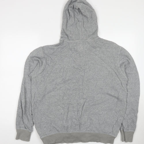 Raca Mens Grey Cotton Pullover Hoodie Size L