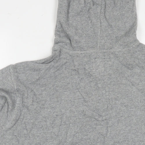 Raca Mens Grey Cotton Pullover Hoodie Size L