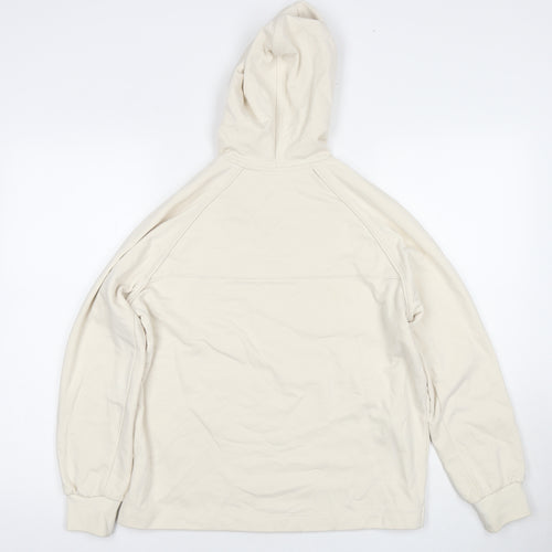 Autograph Womens Ivory Cotton Pullover Hoodie Size 8 Pullover