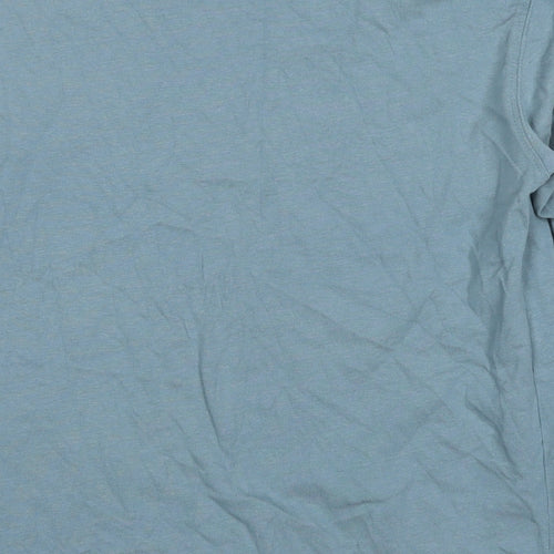 Zara Womens Blue Cotton Pullover Sweatshirt Size S Pullover