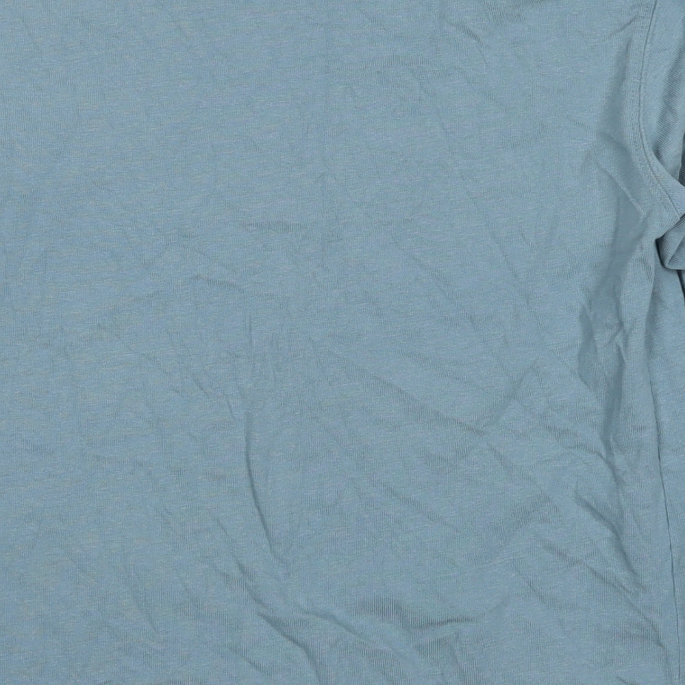 Zara Womens Blue Cotton Pullover Sweatshirt Size S Pullover