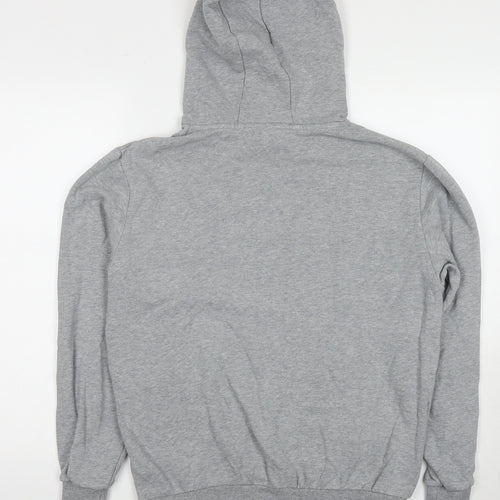 ellesse Mens Grey Cotton Pullover Hoodie Size M