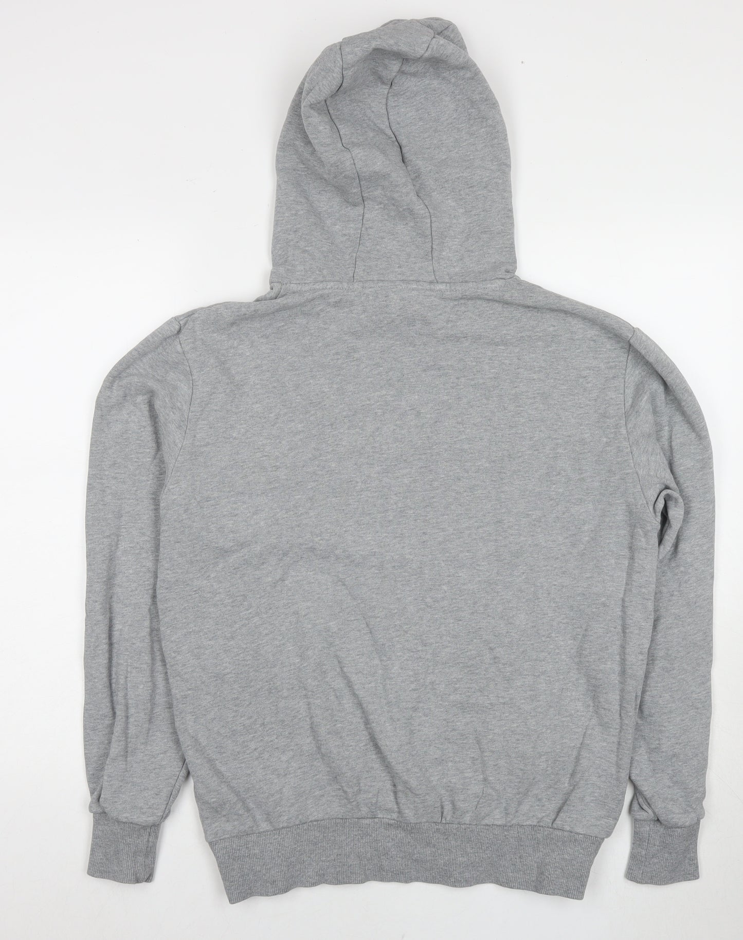 ellesse Mens Grey Cotton Pullover Hoodie Size M