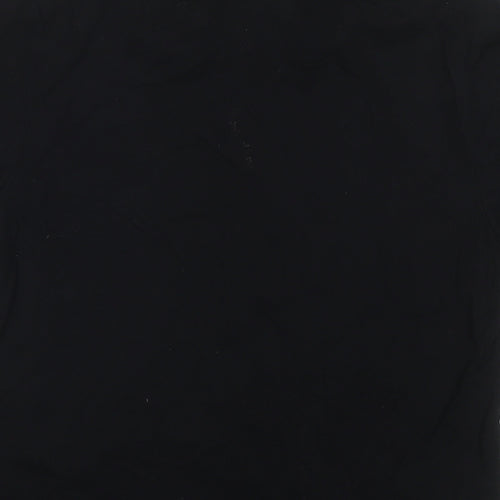 Myprotein Womens Black 100% Cotton Basic T-Shirt Size M Round Neck