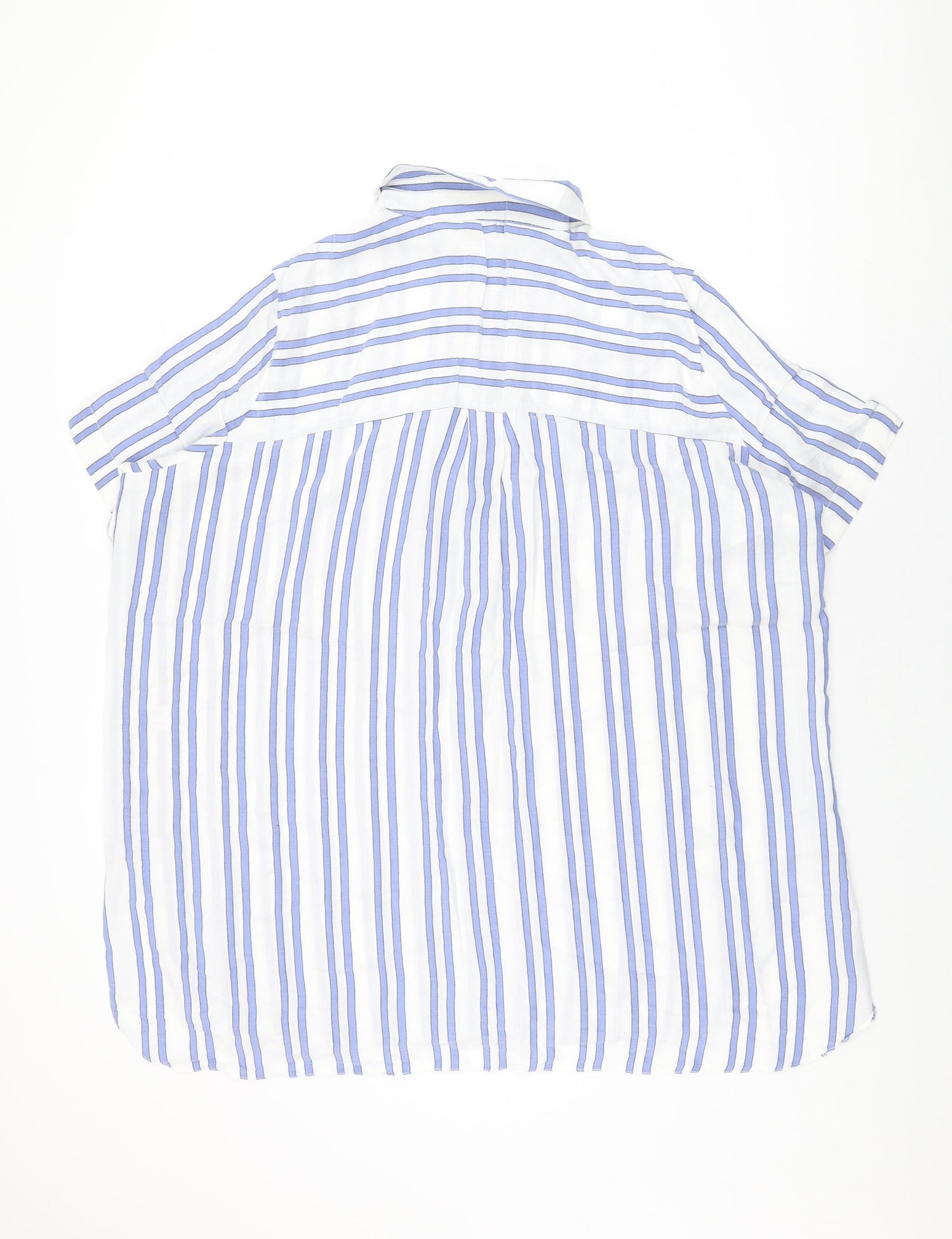 ASOS Womens White Striped Cotton Cover Up Size 20