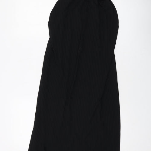 Boohoo Womens Beige Polyester Maxi Size 14 Round Neck Pullover