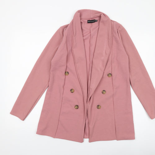 PRETTYLITTLETHING Womens Pink Jacket Size 8