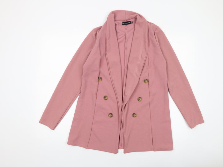 PRETTYLITTLETHING Womens Pink Jacket Size 8
