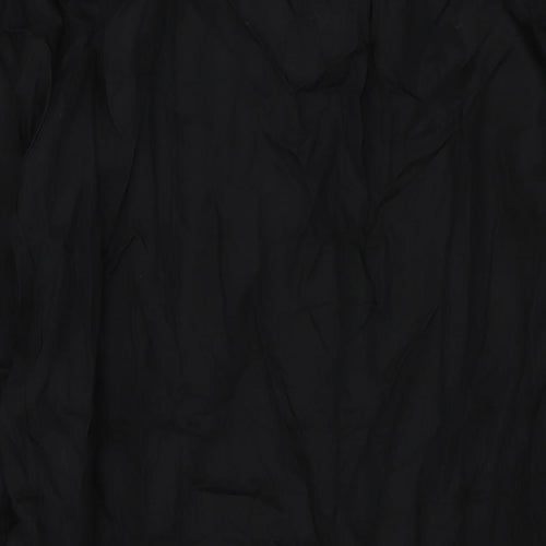 NEXT Womens Black Lyocell A-Line Size 12 V-Neck Pullover