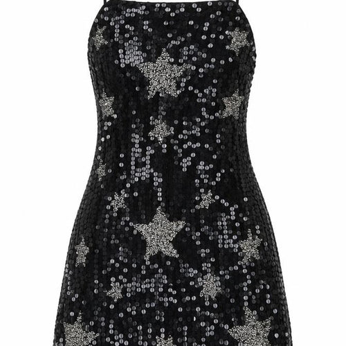 Nasty Gal Womens Black Polyester Mini Size 10 Square Neck Zip