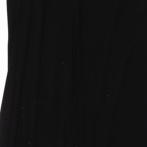 Roman Womens Black Polyester A-Line Size 16 Off the Shoulder Pullover