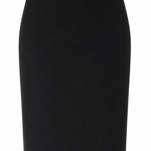 Ethel Austin Womens Black Polyester Straight & Pencil Skirt Size 8 Zip