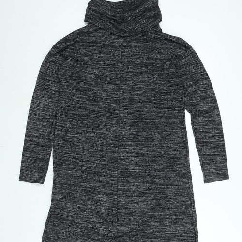 Gap Womens Black Polyester Jumper Dress Size S Roll Neck Pullover
