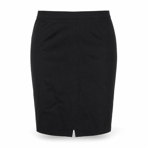 Fever Womens Black Viscose Straight & Pencil Skirt Size 12 Zip