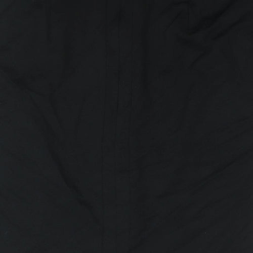 Fever Womens Black Viscose Straight & Pencil Skirt Size 12 Zip