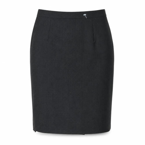 Racing Green Womens Grey Polyester Straight & Pencil Skirt Size 10 Zip
