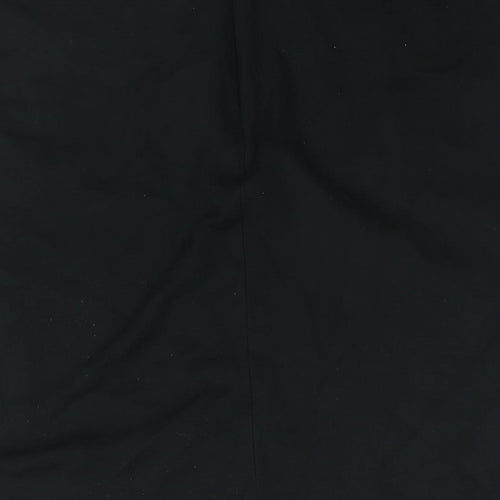 Marks and Spencer Womens Black Polyester Straight & Pencil Skirt Size 20 Zip - Buckle