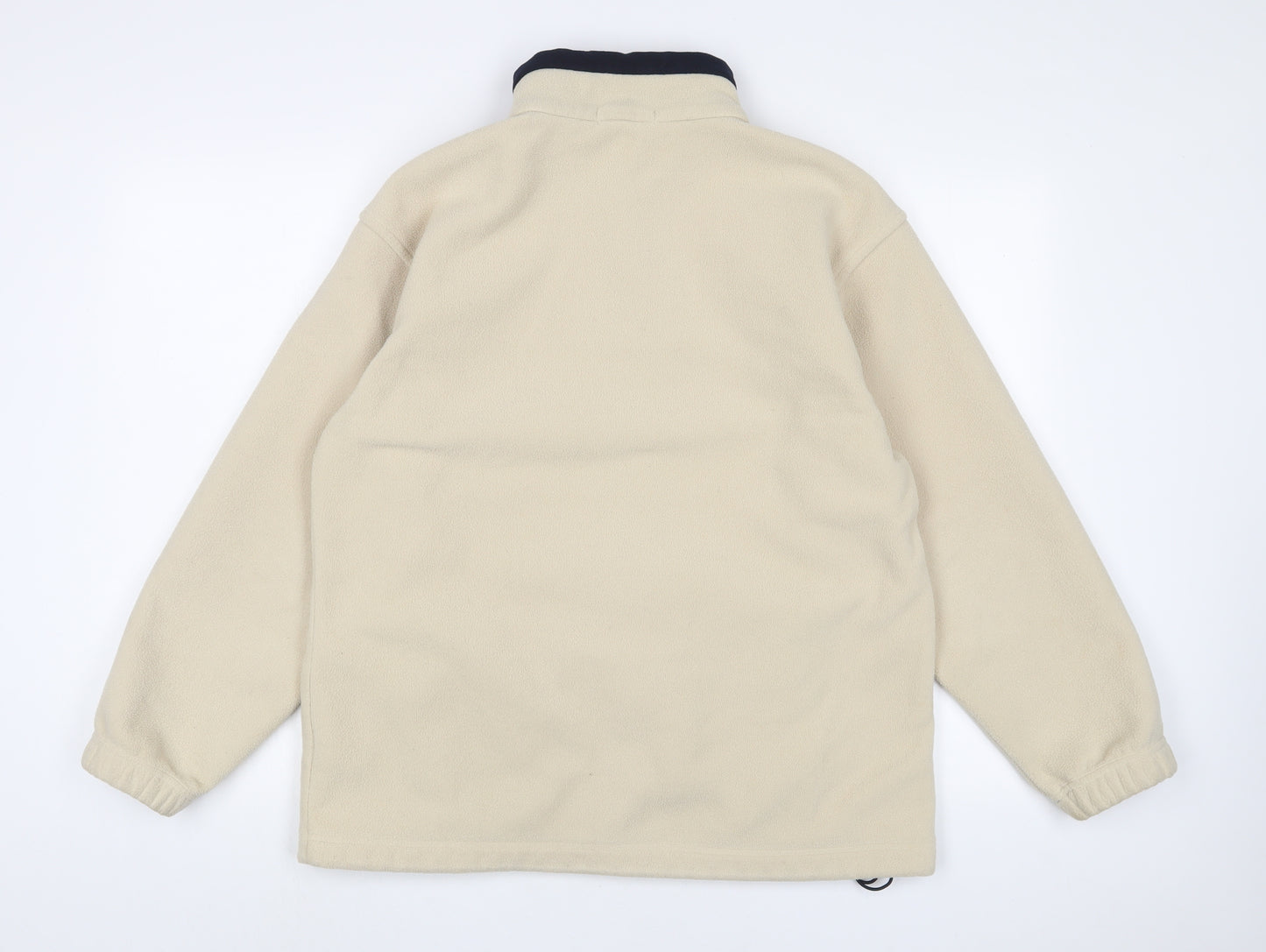 Marks and Spencer Womens Beige Jacket Size 16 Zip - Zip Pockets
