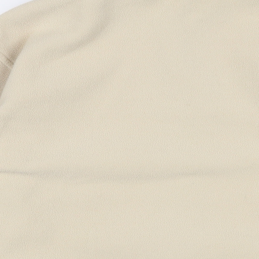 Marks and Spencer Womens Beige Jacket Size 16 Zip - Zip Pockets