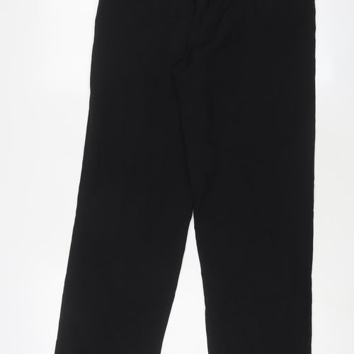 Bonmarché Womens Black Polyester Trousers Size 10 L28 in Regular