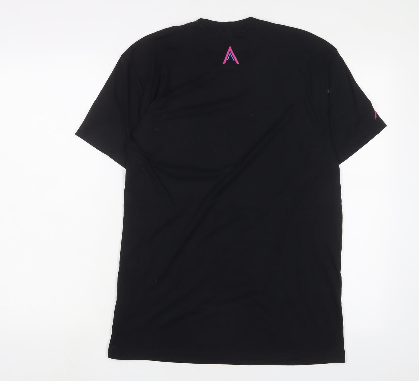 Next Level Womens Black Cotton Basic T-Shirt Size M Crew Neck
