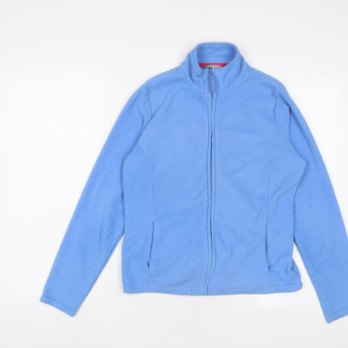 Marks and Spencer Womens Blue Jacket Size 12 Zip