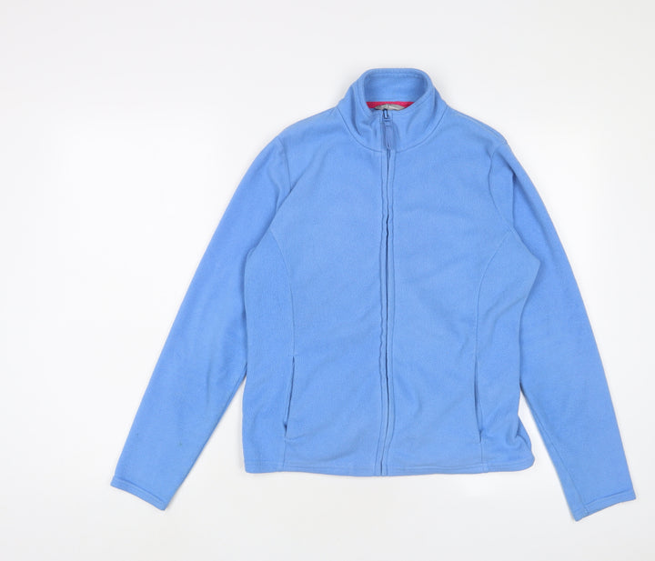 Marks and Spencer Womens Blue Jacket Size 12 Zip